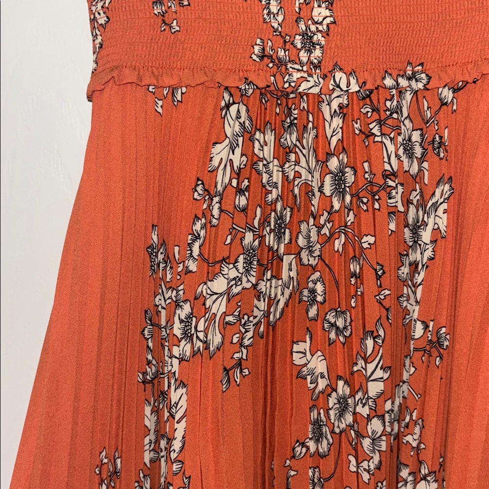 Nanette Lepore NWT Floral Orange Sleeveless Dress - Picture 4 of 10